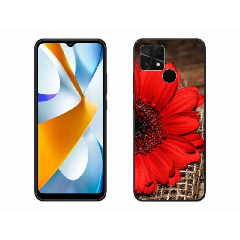 Gélový kryt mmCase na mobil Xiaomi Poco C40 - gerbera