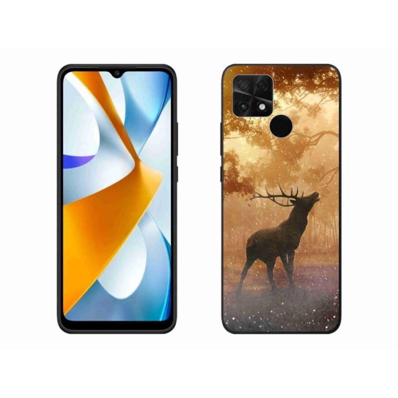 Gélový kryt mmCase na mobil Xiaomi Poco C40 - jeleň v ruji