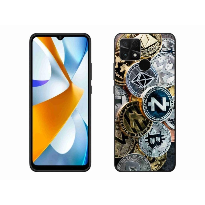 Gélový kryt mmCase na mobil Xiaomi Poco C40 - kryptomeny