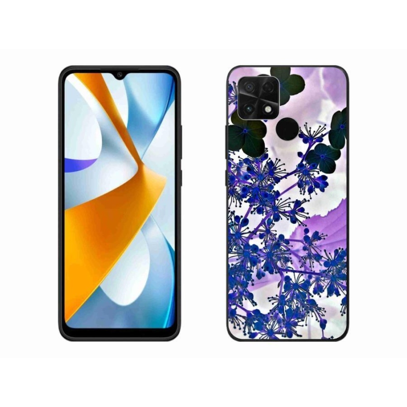 Gélový kryt mmCase na mobil Xiaomi Poco C40 - kvet hortenzie