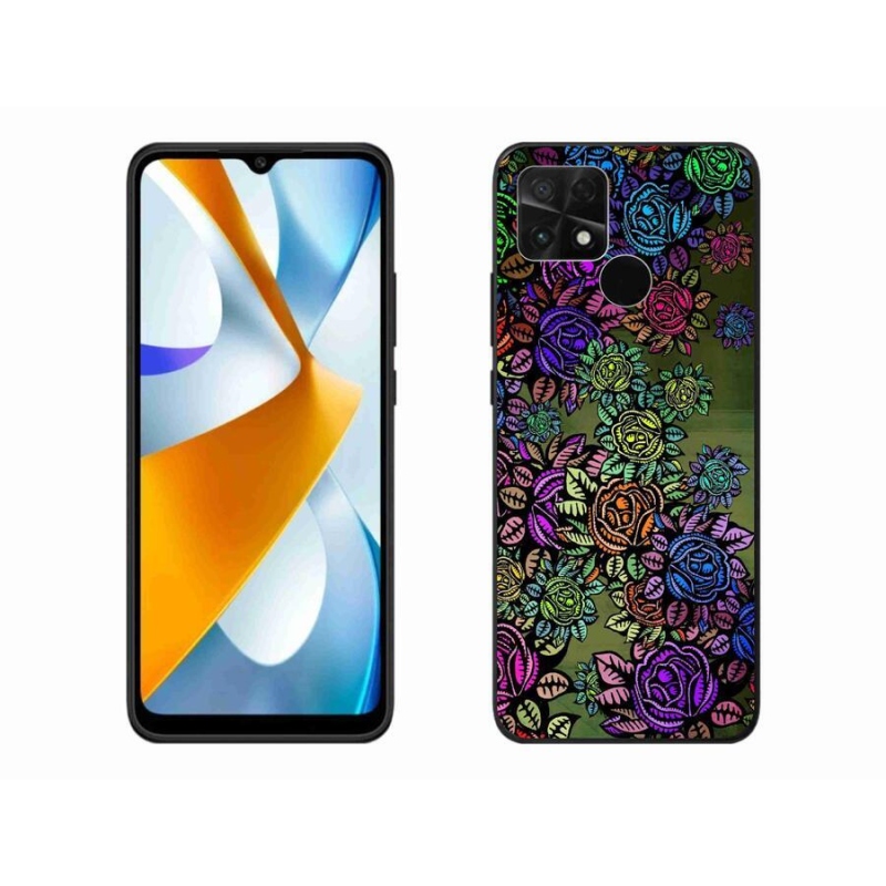 Gélový kryt mmCase na mobil Xiaomi Poco C40 - kvety 6