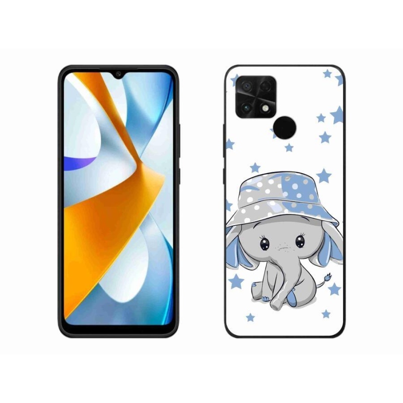 Gélový kryt mmCase na mobil Xiaomi Poco C40 - modrý slon