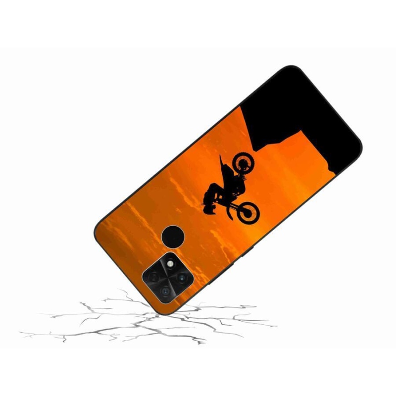 Gélový kryt mmCase na mobil Xiaomi Poco C40 - motocross