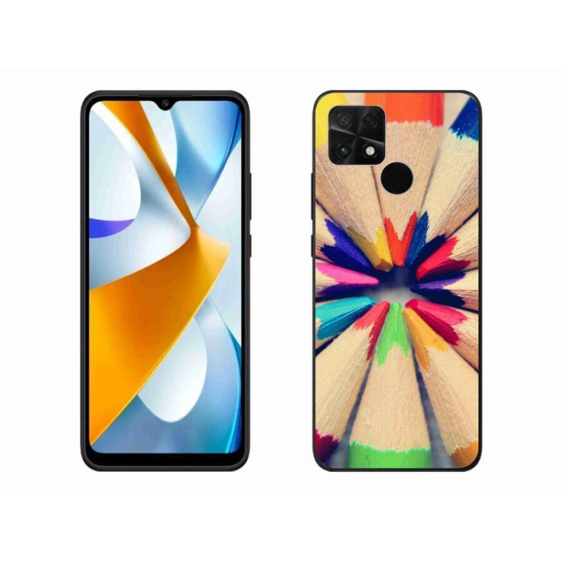 Gélový kryt mmCase na mobil Xiaomi Poco C40 - pastelky