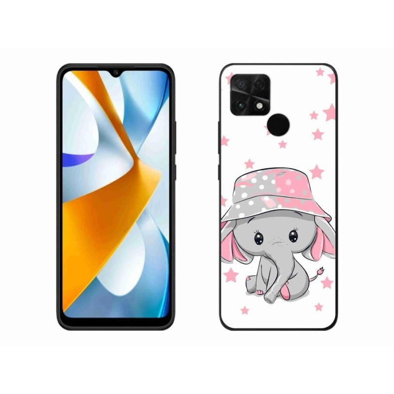 Gélový kryt mmCase na mobil Xiaomi Poco C40 - ružový slon