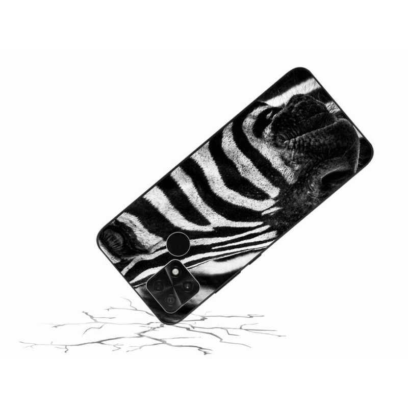 Gélový kryt mmCase na mobil Xiaomi Poco C40 - zebra