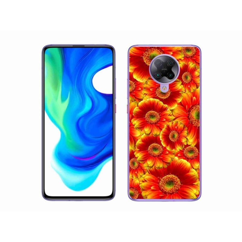 Gélový kryt mmCase na mobil Xiaomi Poco F2 Pro - gerbera 1