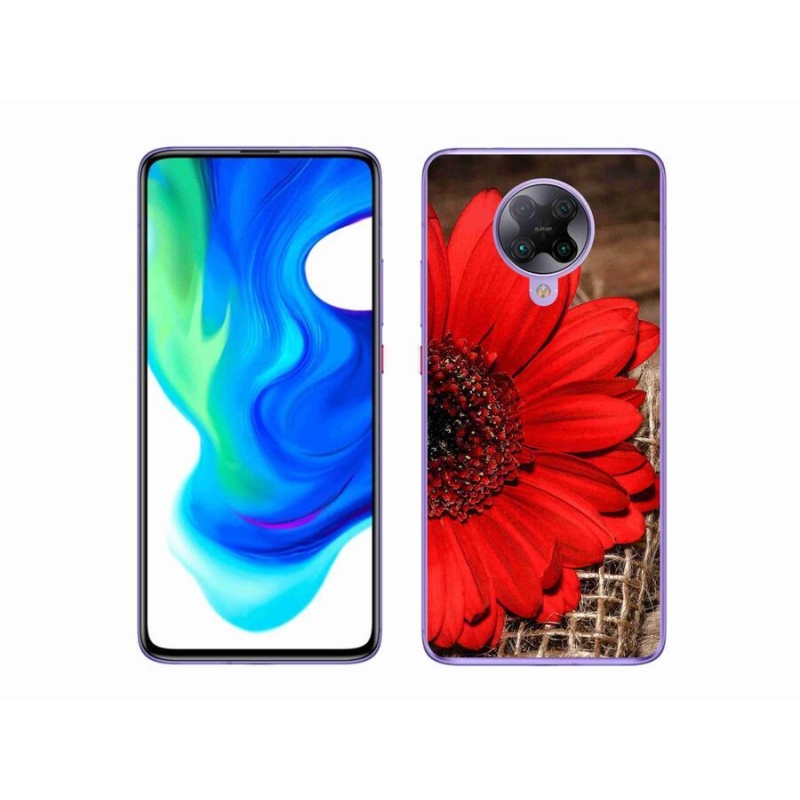 Gélový kryt mmCase na mobil Xiaomi Poco F2 Pro - gerbera