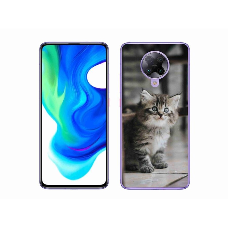 Gélový kryt mmCase na mobil Xiaomi Poco F2 Pro - mačiatko