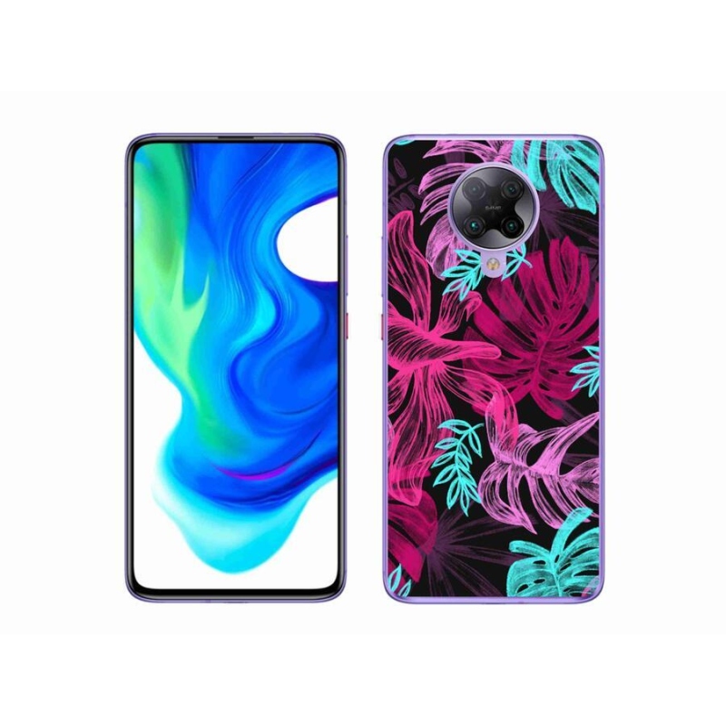 Gélový kryt mmCase na mobil Xiaomi Poco F2 Pro - kvety 1