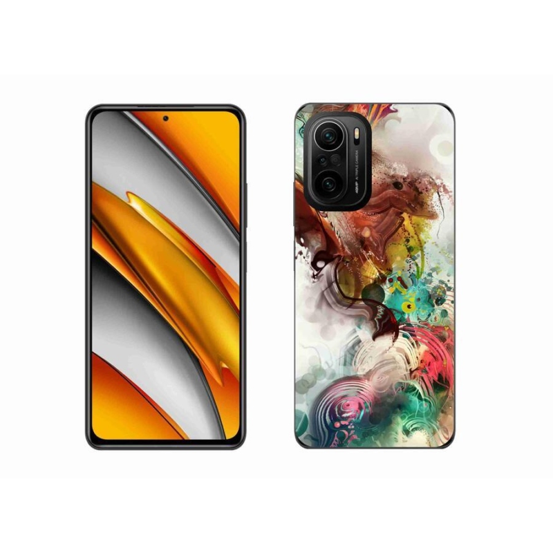 Gélový kryt mmCase na mobil Xiaomi Poco F3 - abstrakt 1