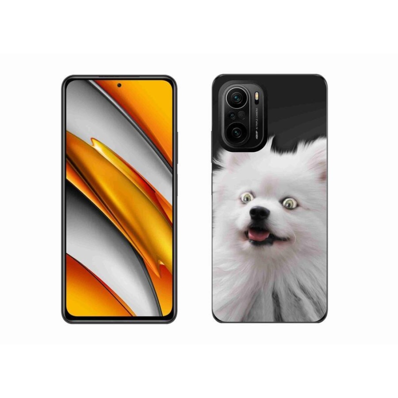 Gélový kryt mmCase na mobil Xiaomi Poco F3 - biely špic