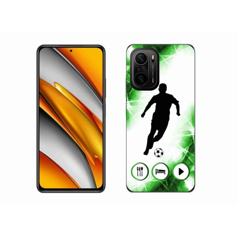 Gélový kryt mmCase na mobil Xiaomi Poco F3 - futbalista