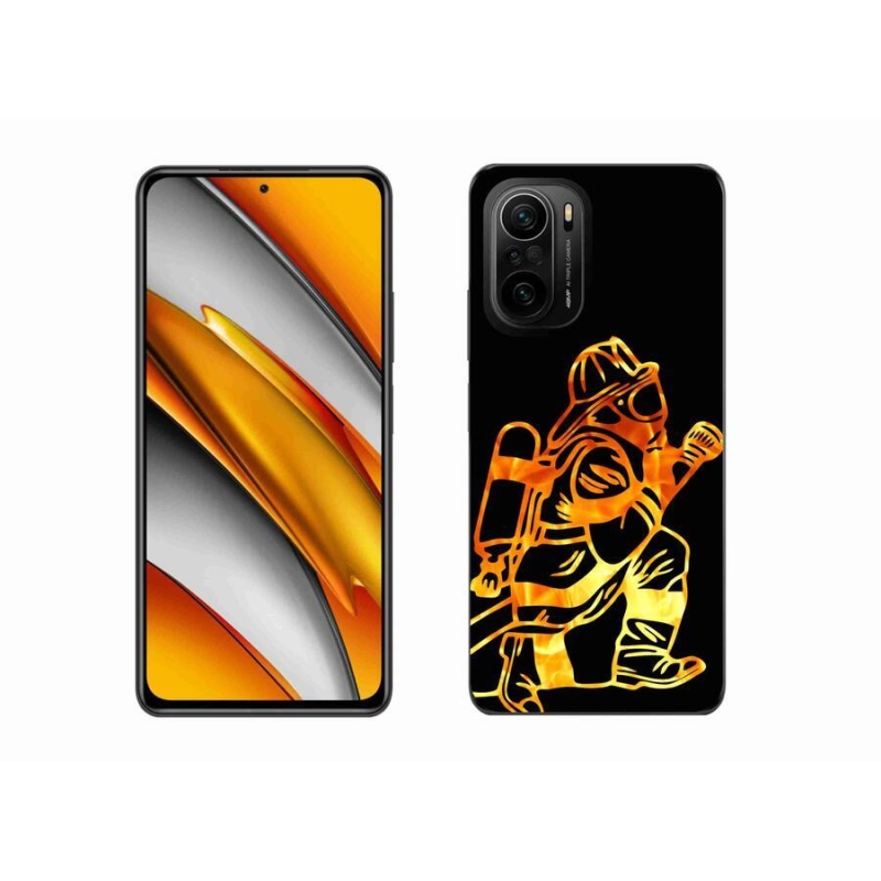 Gélový kryt mmCase na mobil Xiaomi Poco F3 - hasič 1