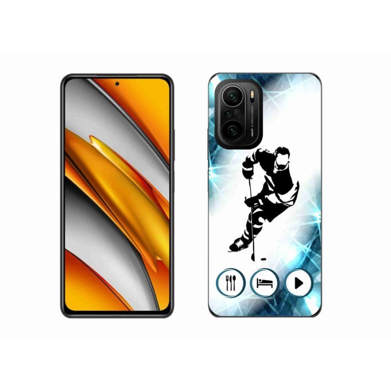 Gélový kryt mmCase na mobil Xiaomi Poco F3 - hokej 1