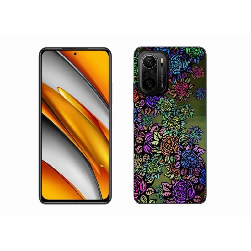 Gélový kryt mmCase na mobil Xiaomi Poco F3 - kvety 6