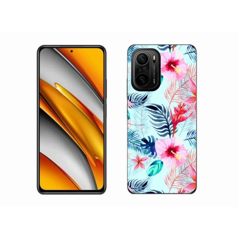 Gélový kryt mmCase na mobil Xiaomi Poco F3 - kvety