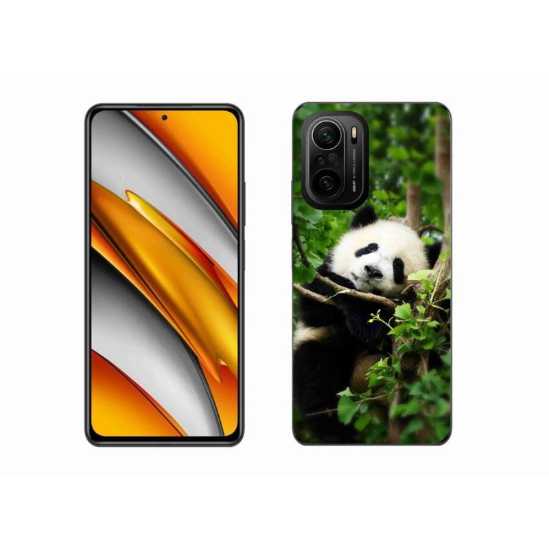 Gélový kryt mmCase na mobil Xiaomi Poco F3 - panda