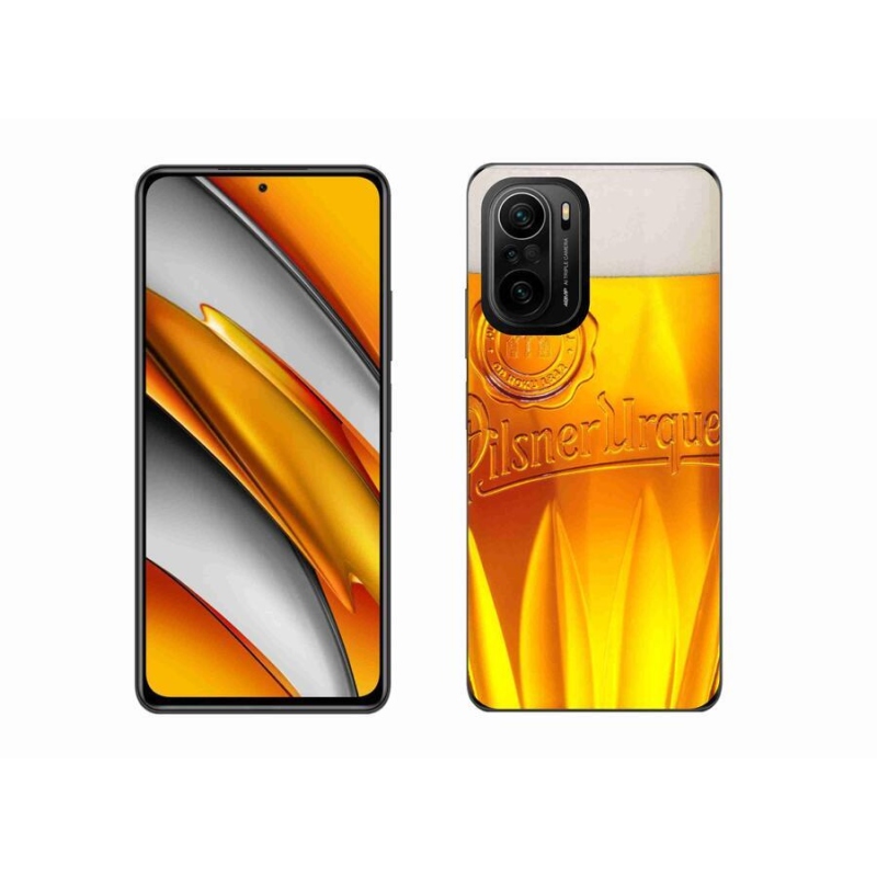 Gélový kryt mmCase na mobil Xiaomi Poco F3 - pivo