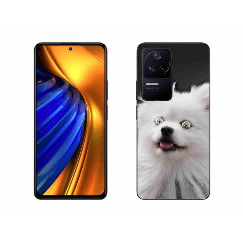 Gélový kryt mmCase na mobil Xiaomi Poco F4 - biely špic