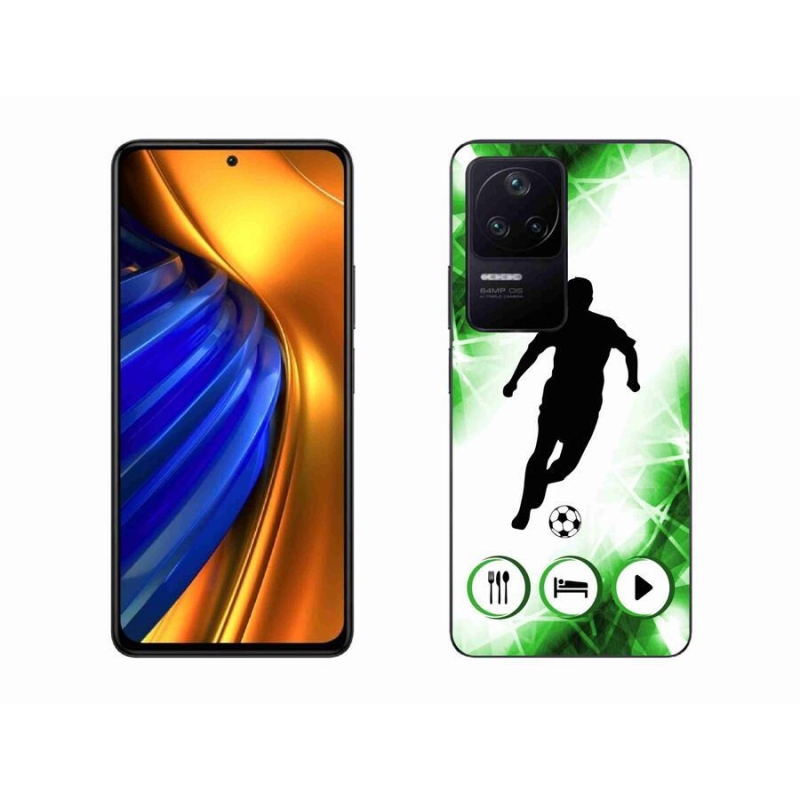 Gélový kryt mmCase na mobil Xiaomi Poco F4 - futbalista