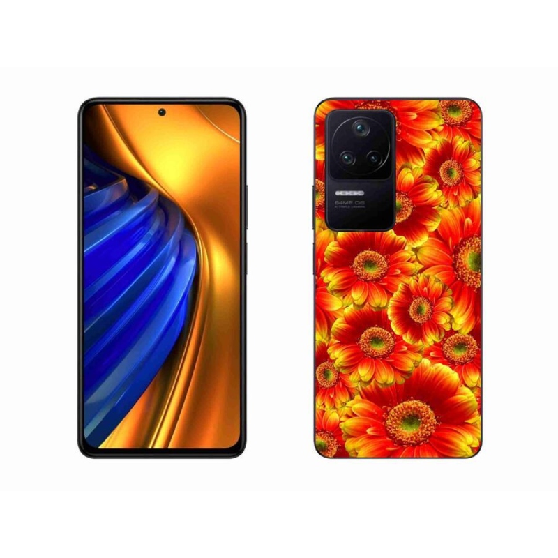 Gélový kryt mmCase na mobil Xiaomi Poco F4 - gerbera 1