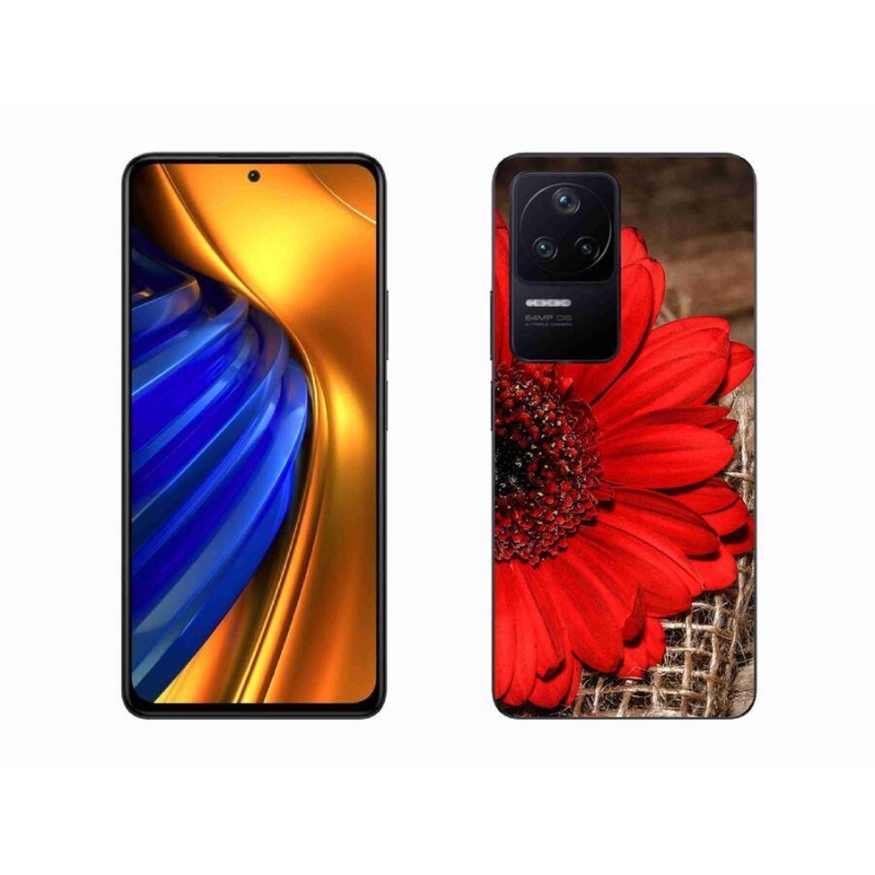 Gélový kryt mmCase na mobil Xiaomi Poco F4 - gerbera