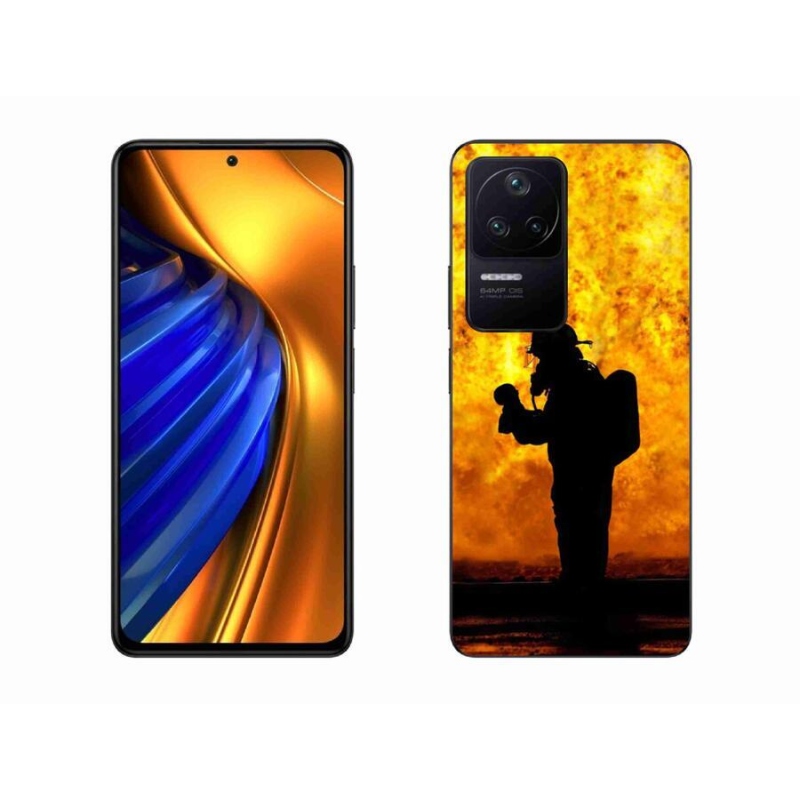 Gélový kryt mmCase na mobil Xiaomi Poco F4 - hasič