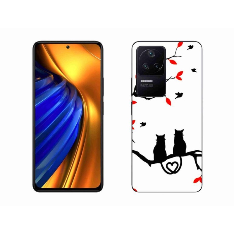 Gélový kryt mmCase na mobil Xiaomi Poco F4 - mačacia láska