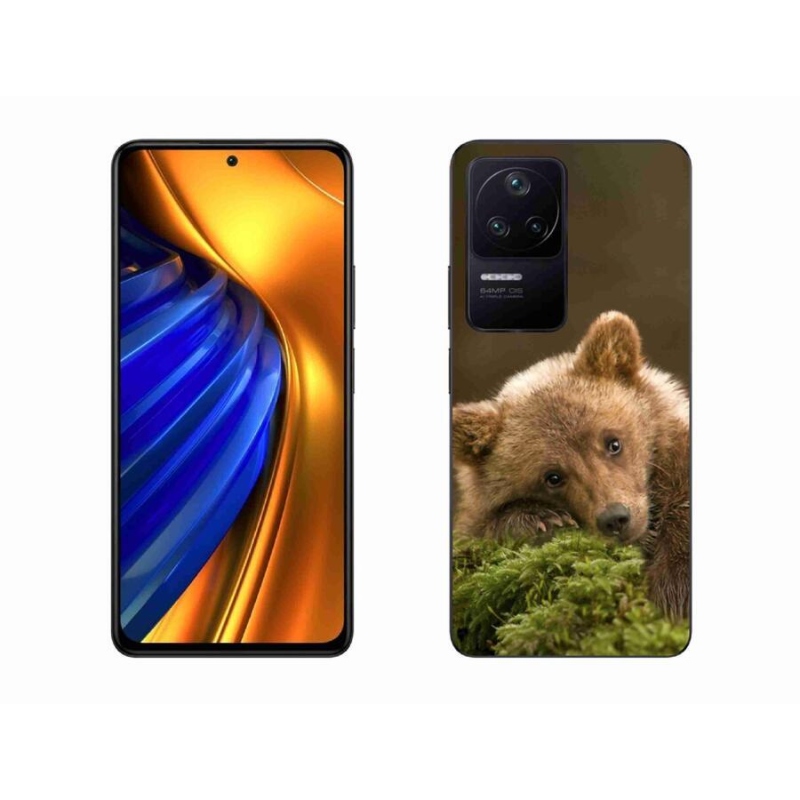 Gélový kryt mmCase na mobil Xiaomi Poco F4 - medveď