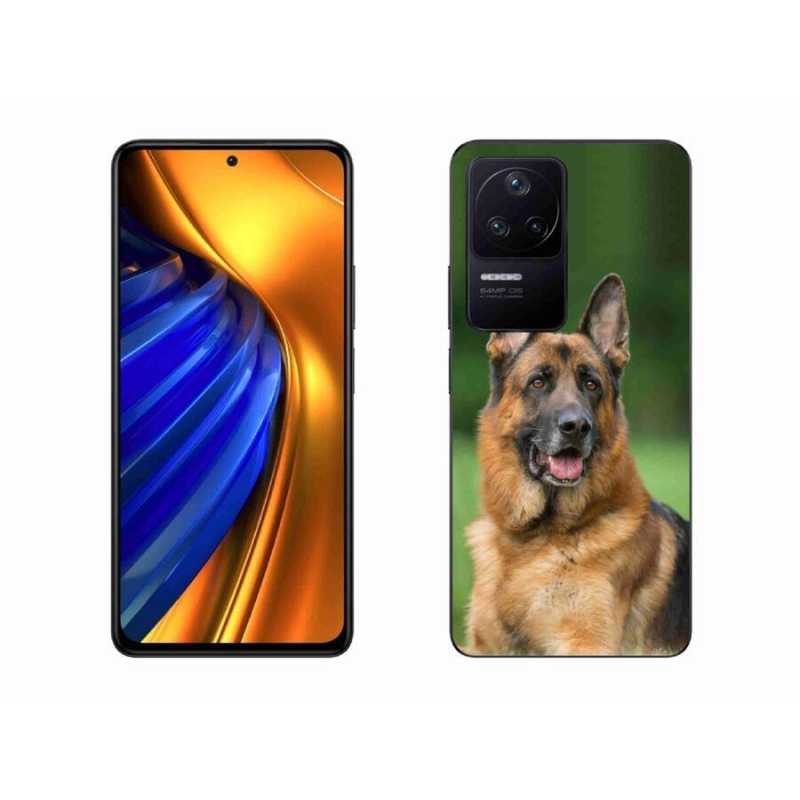 Gélový kryt mmCase na mobil Xiaomi Poco F4 - nemecký ovčiak