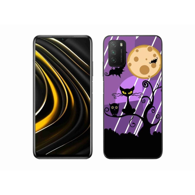 Gélový kryt mmCase na mobil Xiaomi Poco M3 - halloween