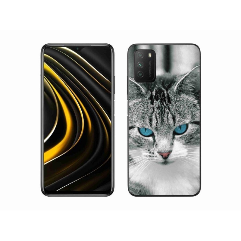 Gélový kryt mmCase na mobil Xiaomi Poco M3 - mačacie pohľad 1