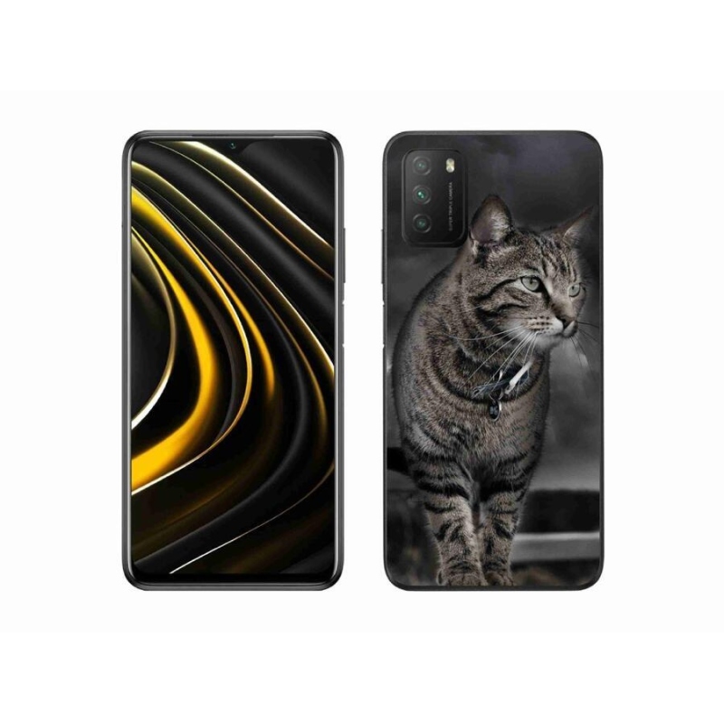 Gélový kryt mmCase na mobil Xiaomi Poco M3 - mačka