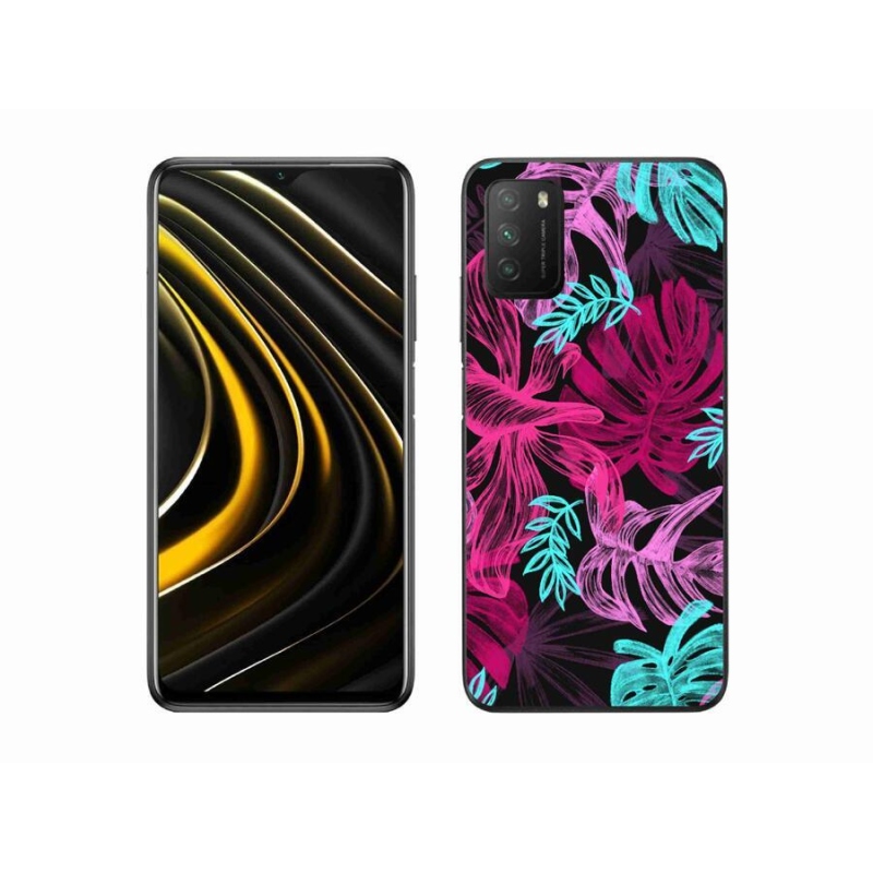 Gélový kryt mmCase na mobil Xiaomi Poco M3 - kvety 1