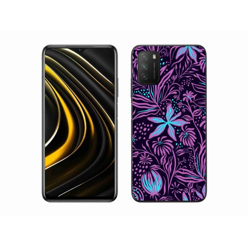 Gélový kryt mmCase na mobil Xiaomi Poco M3 - kvety 2