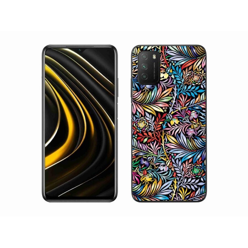 Gélový kryt mmCase na mobil Xiaomi Poco M3 - kvety 5