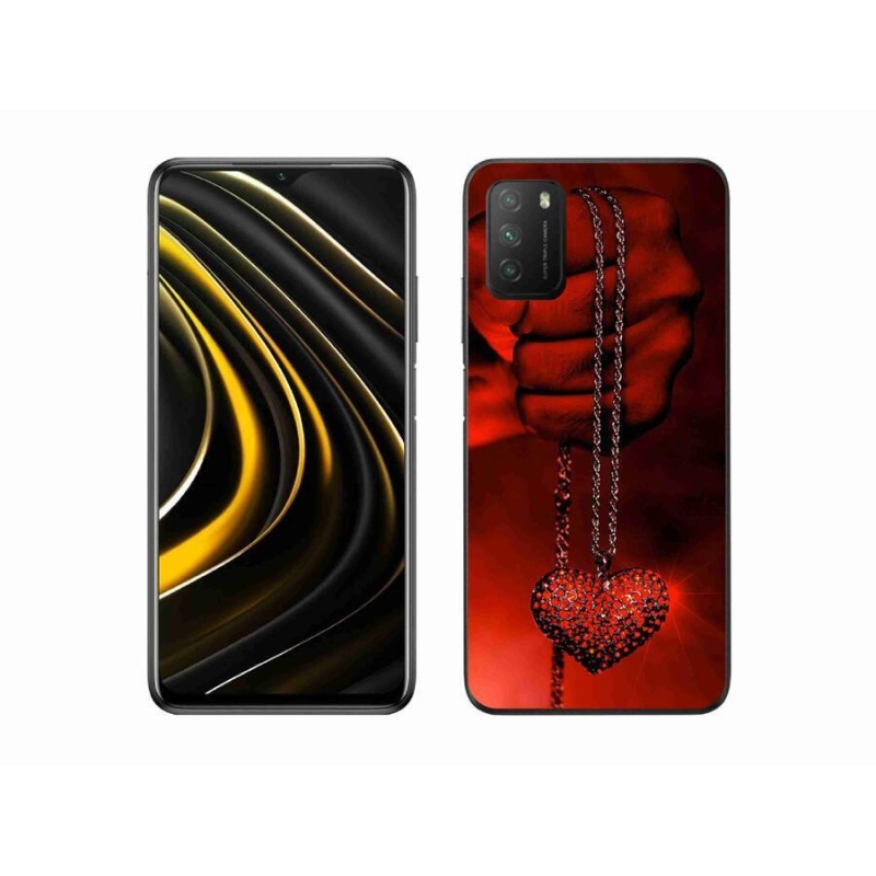 Gélový kryt mmCase na mobil Xiaomi Poco M3 - náhrdelník