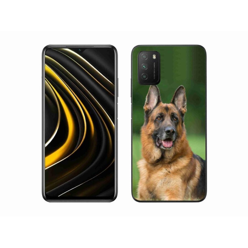 Gélový kryt mmCase na mobil Xiaomi Poco M3 - nemecký ovčiak