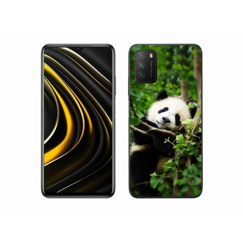 Gélový kryt mmCase na mobil Xiaomi Poco M3 - panda