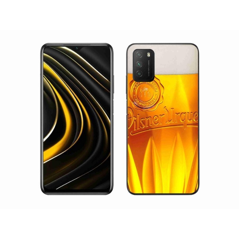 Gélový kryt mmCase na mobil Xiaomi Poco M3 - pivo