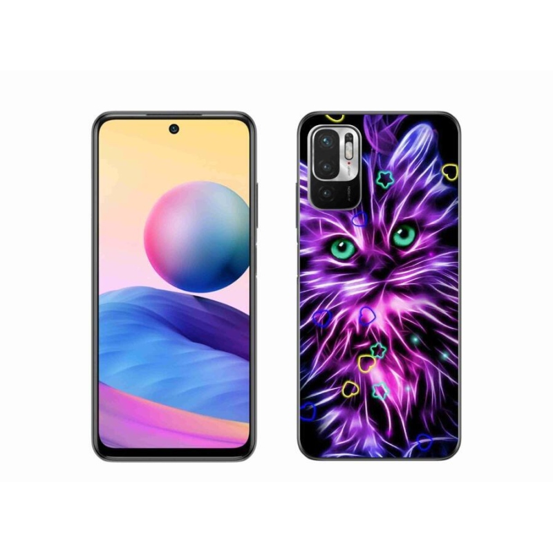Gélový kryt mmCase na mobil Xiaomi Poco M3 Pro/5G - abstraktná mačka