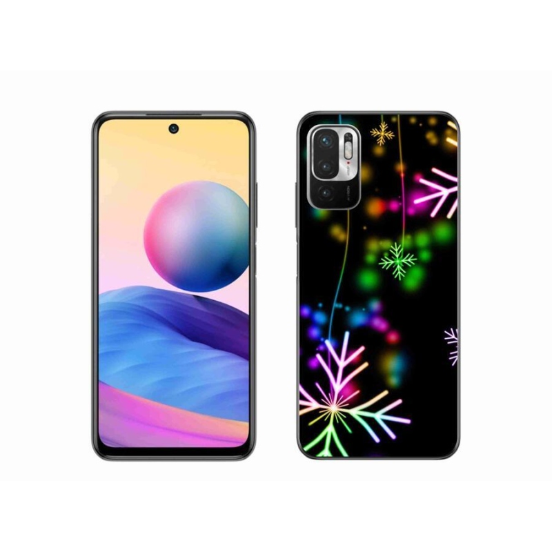 Gélový kryt mmCase na mobil Xiaomi Poco M3 Pro/5G - farebné vločky