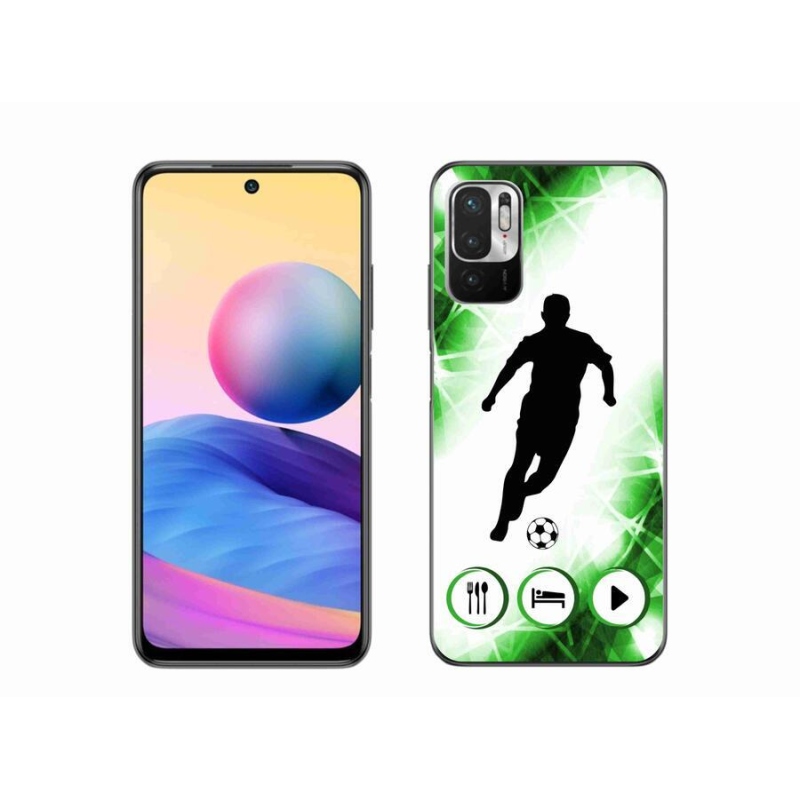 Gélový kryt mmCase na mobil Xiaomi Poco M3 Pro / 5G - futbalista