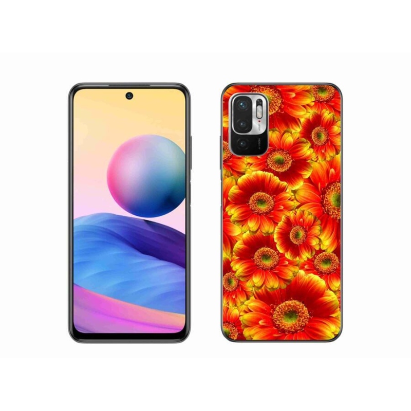 Gélový kryt mmCase na mobil Xiaomi Poco M3 Pro/5G - gerbera 1