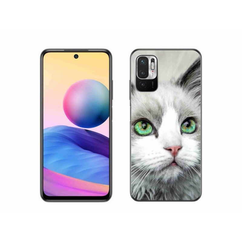 Gélový kryt mmCase na mobil Xiaomi Poco M3 Pro / 5G - mačací pohľad