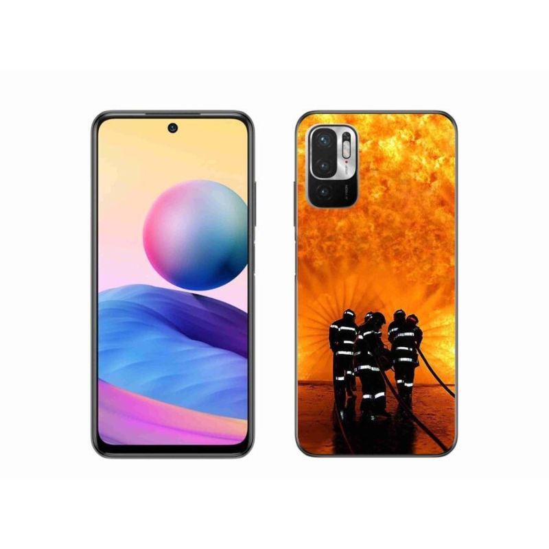 Gélový kryt mmCase na mobil Xiaomi Poco M3 Pro / 5G - požiar