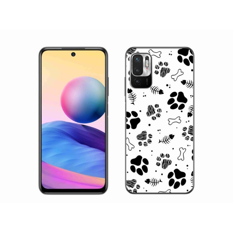 Gélový kryt mmCase na mobil Xiaomi Poco M3 Pro/5G - psie labky 1