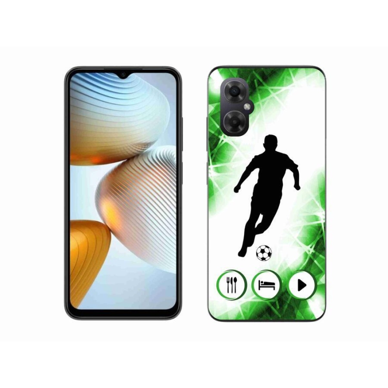 Gélový kryt mmCase na mobil Xiaomi Poco M4 5G - futbalista