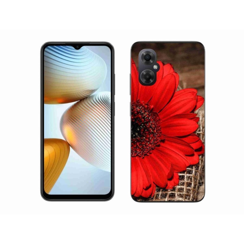 Gélový kryt mmCase na mobil Xiaomi Poco M4 5G - gerbera